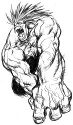 blanka from street fighter by nishimura kinu