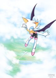rouge the bat from sonic (series) by yanimae