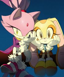 blaze the cat from sonic (series) by unneul