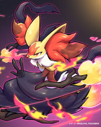 delphox from pokemon by kelvin-trainerk