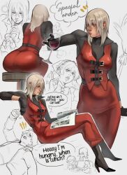 dante (devil may cry) from devil may cry (anime)