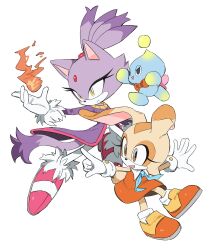 blaze the cat from sonic (series) by unneul
