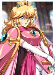 princess peach from super mario bros.