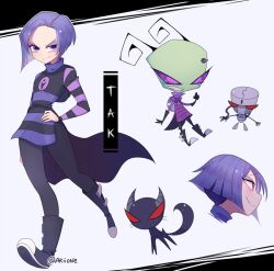 tak (invader zim) from invader zim by yoyochaan