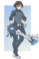 niijima makoto from kingdom hearts by radiostarkiller