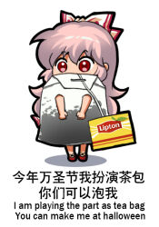 fujiwara no mokou from lipton by jokanhiyou