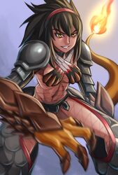 salamander (monster girl encyclopedia) from monster girl encyclopedia