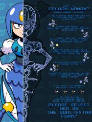splash woman from mega man (classic) by drawfag