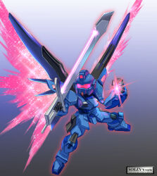 blue destiny 01 from gundam