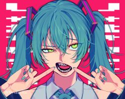 hatsune miku from vocaloid
