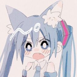 hatsune miku from vocaloid