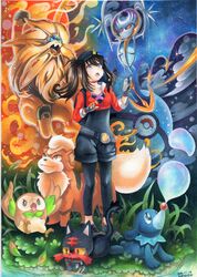 female protagonist (pokemon go) from pokemon by mosho