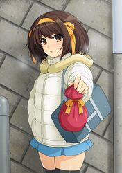 suzumiya haruhi from suzumiya haruhi no yuuutsu by haruhisky