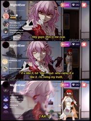 evernight (honkai: star rail) from addams family by mmiklshaek