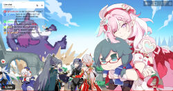 elysia (hi love elf) (honkai impact) from honkai (series)