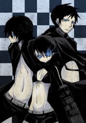 black rock shooter (character) from black rock shooter by kasuga ayumu (artist)