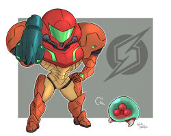 metroid (creature) from metroid by wakaba (wata ridley)