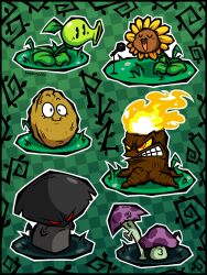 peashooter (plants vs. zombies) from plants vs. zombies