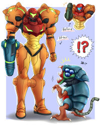 metroid (creature) from metroid by wakaba (wata ridley)