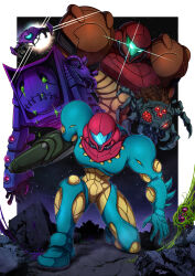 nightmare (metroid) from metroid by wakaba (wata ridley)
