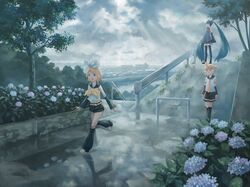 hatsune miku from vocaloid by isou nagi
