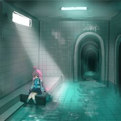hoshino (blue archive) from backrooms (creepypasta)