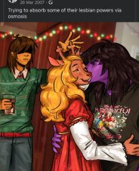 kris (deltarune) from christmas