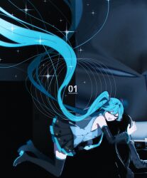 hatsune miku from vocaloid by danjou sora