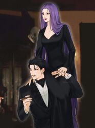 gomez addams from kpop demon hunters by tenartistt