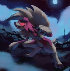 lycanroc from pokemon by pinkgermy