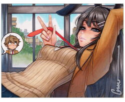 azusagawa sakuta from seishun buta yarou by omar dogan