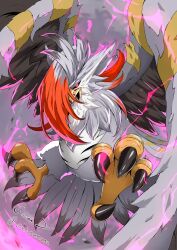 mega staraptor from pokemon by sawa d