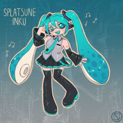 hatsune miku from splatoon (series)