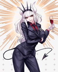 lucifer (helltaker) from helltaker by ban
