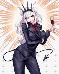 lucifer (helltaker) from helltaker by ban