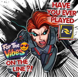 black widow from blue lock by neggoartz