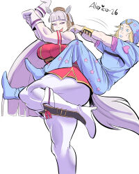 gold ship (umamusume) from jojo no kimyou na bouken by thecooleralexico