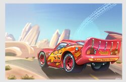 lightning mcqueen from cars (movie)