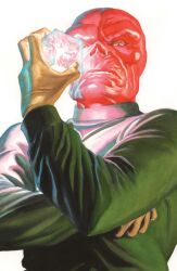red skull from captain america (series) by alex ross