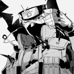 hatake kakashi from naruto (series) by felipe magana