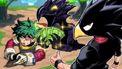 dark shadow from boku no hero academia by aka nobodyy