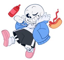 sans (undertale) from undertale by bia busana
