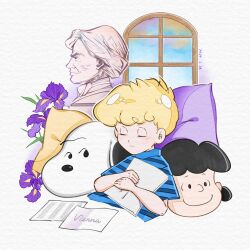 ludwig van beethoven from peanuts (comic)