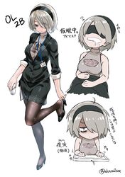 yorha no. 2 type b from nier (series) by akaza