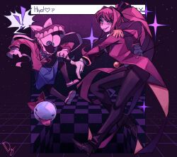 caine (the amazing digital circus) from doki doki literature club