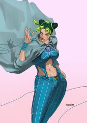 kujo jolyne from jojo no kimyou na bouken