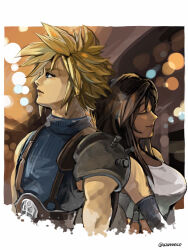 cloud strife from final fantasy by uzutanco