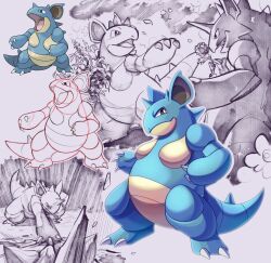 nidoking from pokemon by shoupitsuki