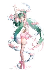 hatsune miku from vocaloid by anmi