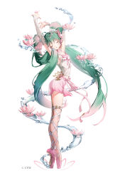 hatsune miku from vocaloid by anmi